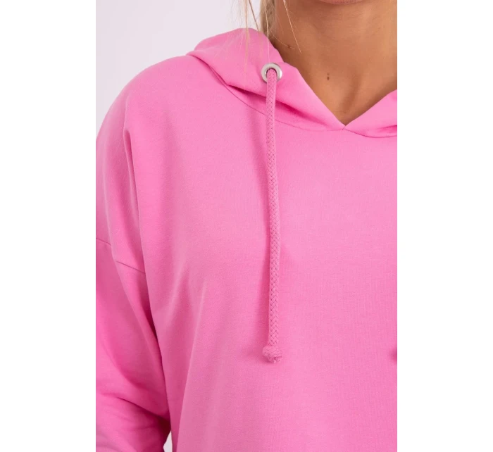 Šaty s kapucí a delšími zády světle růžové Šaty s kapucí a delšími zády světle růžové