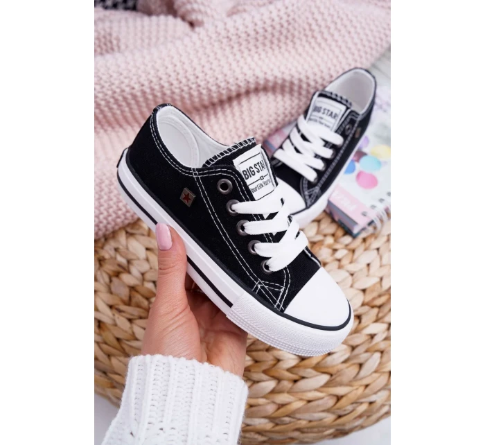 Dětské klasické tenisky Big Star - černé