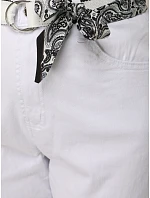 Dámské džíny mom fit s vysokým pasem bílé FashionStreet UY2935