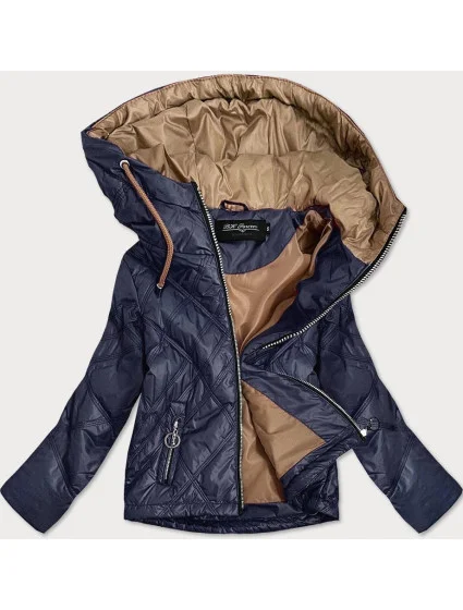 Tmavě modrá lehká dámská bunda model 16147632 - BH FOREVER