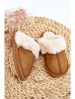 Dětské pantofle s kožešinou Camel model 21642930 - Boto