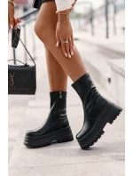 Boty Na Masivní Platformě Černé Florinara Boty Na Masivní Platformě Černé Florinara