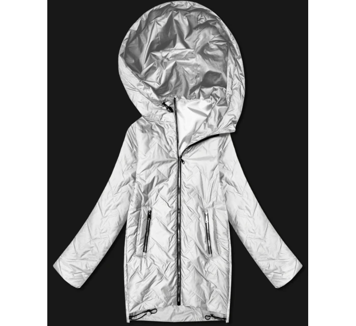 kurtka damska pikowana z kapturem Goodlookin jasny beż model 22003992 - S'WEST