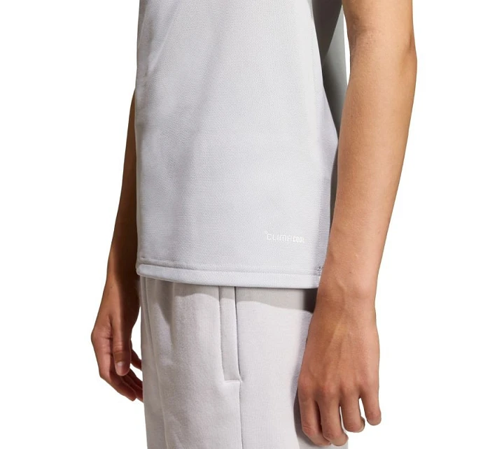 Dětské tričko adidas Entrada 26 Polo světle šedé JZ6628 Dětské tričko adidas Entrada 26 Polo světle šedé JZ6628