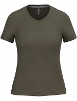 K Dámské tričko s výstřihem do V 20.K dark khaki model 22508227 - Kariban K Dámské tričko s výstřihem do V 20.K dark khaki model 22508227 - Kariban