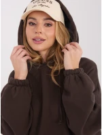 Mikina WT BL A1461.13P tmavě hnědá