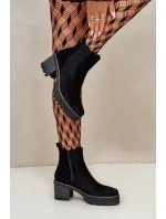 Boty na podpatku model 199295 Step in style Boty na podpatku model 199295 Step in style