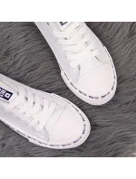 Big Star W FF274024 bílé prolamované nízké tenisky