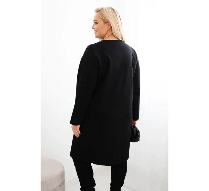 Dámská Plus Size s ozdobným z černá model 21486182 - K-Fashion