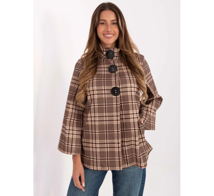 Płaszcz IT PL brązowy model 21717663 - FPrice Płaszcz IT PL brązowy model 21717663 - FPrice