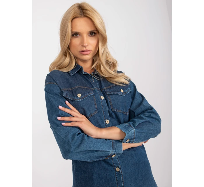 RO KS GMK 4008 košile.62 tmavě modrá