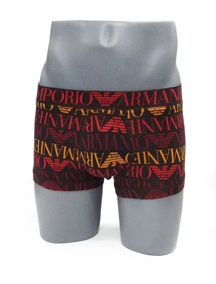 Pánské trenýrky 111628 2R506 12221 - černá/mix barev - Emporio Armani