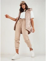 Dámská prošívaná vesta COLINE zlatá FashionStreet TY4117 Dámská prošívaná vesta COLINE zlatá FashionStreet TY4117