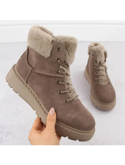 Boty Rieker s umělou kožešinou 70402-24 W RKR753 Boty Rieker s umělou kožešinou 70402-24 W RKR753