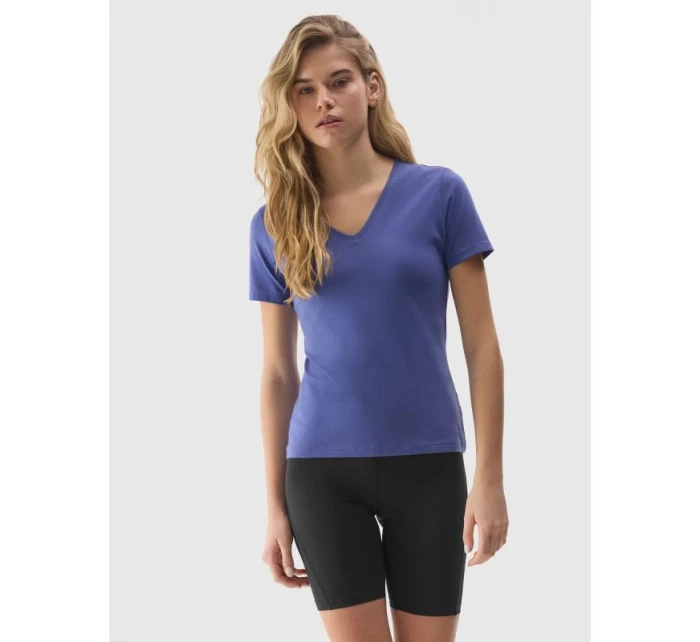 Dámské hladké tričko z organické bavlny 4F Dámské hladké tričko z organické bavlny 4F