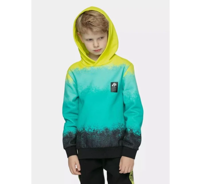 Chlapecká bavlněná mikina s kapucí 4F 4FJWSS25TSWSM2339-90A Chlapecká bavlněná mikina s kapucí 4F 4FJWSS25TSWSM2339-90A