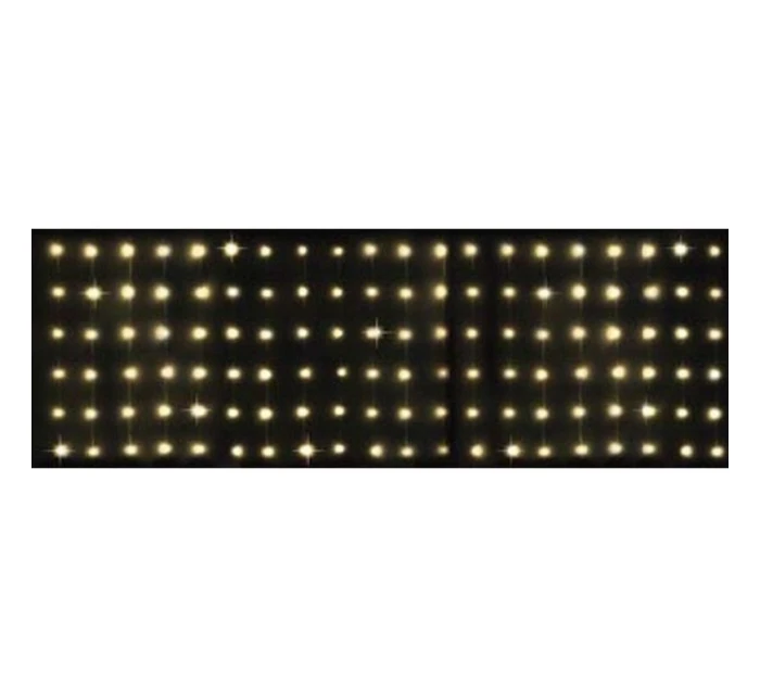 VÁNOČNÍ STROMEK SVĚTLA VENKOVNÍ/VNITŘNÍ SVĚTELNÝ ZÁVĚS 120 VEDL 300X60CM S DÁLKOVÝM OVLÁDÁNÍM TEPLÁ BÍLÁ