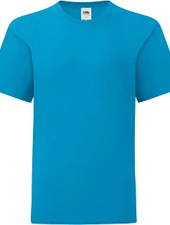Fruit of the Loom Kids Iconic 150 T Dětské tričko 16.1023 azure blue