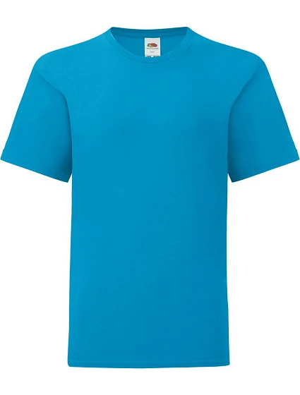 Fruit of the Loom Kids Iconic 150 T Dětské tričko 16.1023 azure blue Fruit of the Loom Kids Iconic 150 T Dětské tričko 16.1023 azure blue