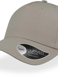 Atlantis Headwear Shot 5 panelová kšiltovka "Shot" 33.7000 light grey
