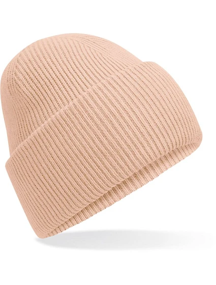 Beechfield B 385R Pletená čepice s manžetou "Recycled" 53.385R peach Beechfield B 385R Pletená čepice s manžetou "Recycled" 53.385R peach