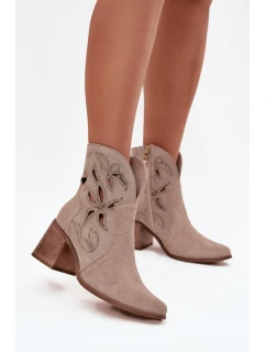 Boty na podpatku  model 222962 Step in style