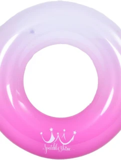DUHOVÝ PLAVECKÝ KRUH 90CM 35100 RŮŽOVÝ