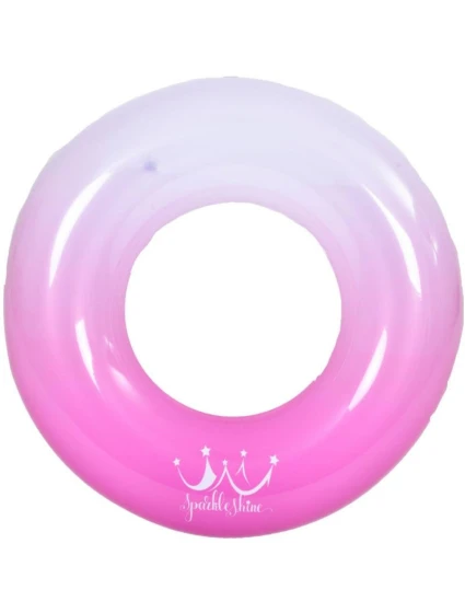 DUHOVÝ PLAVECKÝ KRUH 90CM 35100 RŮŽOVÝ DUHOVÝ PLAVECKÝ KRUH 90CM 35100 RŮŽOVÝ