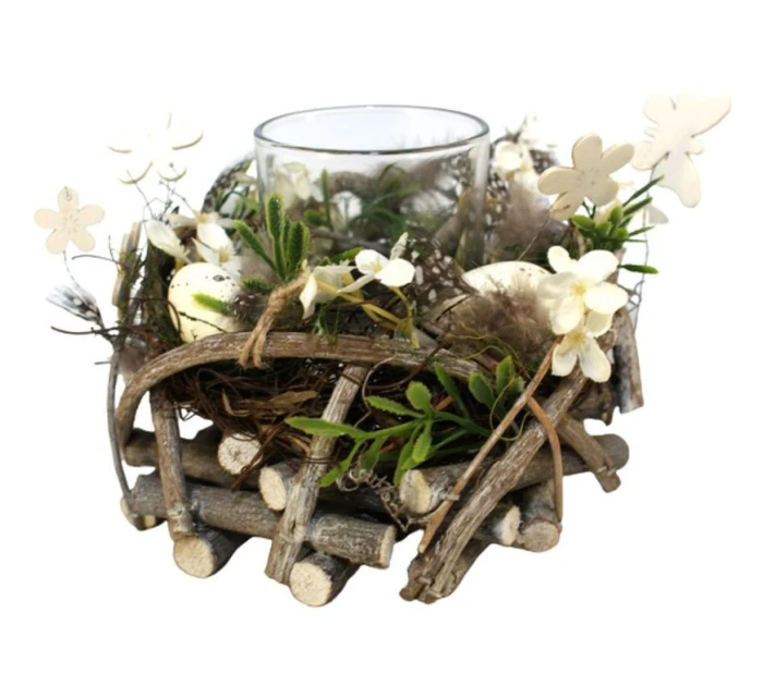 Dekorativní tužkový svícen 16 cm na čajové svítidlo TEA LIGHT