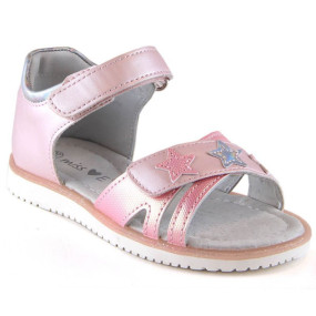 Jr sandály na suchý zip růžové model 18570070 - Miss❤E