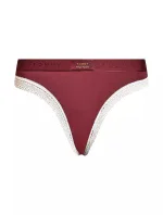 Dámské kalhotky BIKINI  UW0UW04813 VLP vínové - Tommy Hilfiger