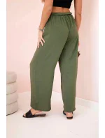 Dámské kalhoty model 21004324 khaki - Kesi