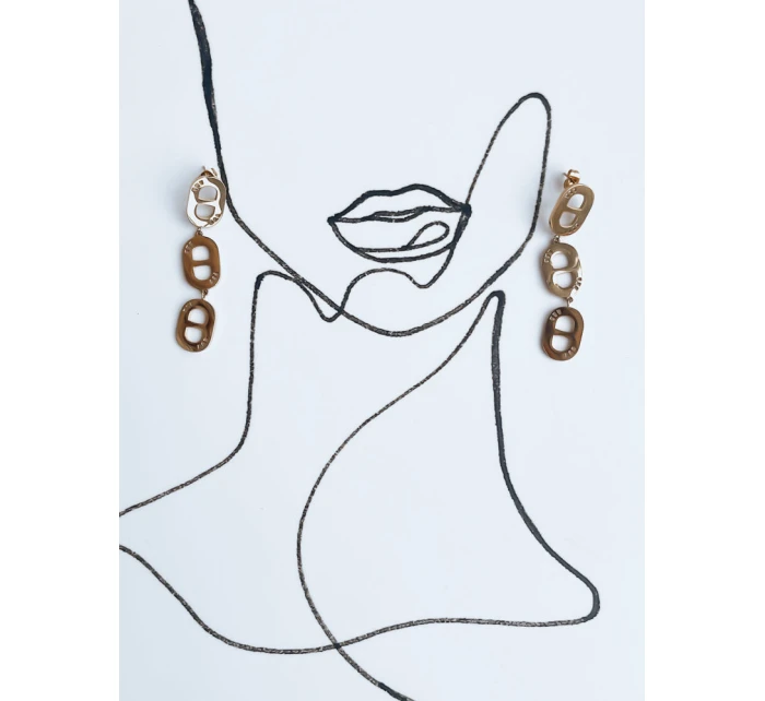 Zlaté náušnice NORONHA FashionStreet JY0006