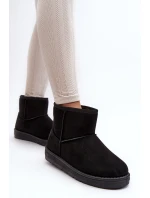 Dámské zimní boty s z kožešiny černé Big Star model 21637220 - Big Star Shoes