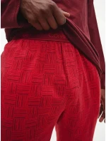 Pánský pyžamový set NM1592E 6NJ bordo/červená - Calvin Klein
