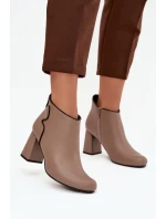 Boty na podpatku  model 222520 Step in style