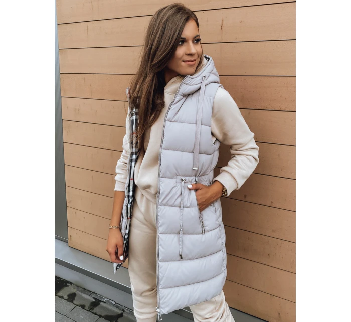 Dámská vesta KERIS béžová FashionStreet TY2909