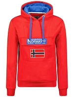 Geografické Norsko Gadrien DB 054 M WW6120H/GN/Red mikina