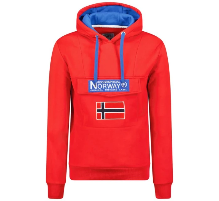 Geografické Norsko Gadrien DB 054 M WW6120H/GN/Red mikina