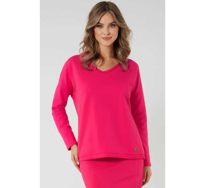 Italská móda Madri long barva:fuchsiová Italská móda Madri long barva:fuchsiová