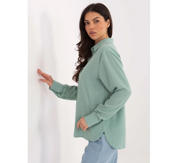 Koszula LK KS model 21858957 mietowy - FPrice Koszula LK KS model 21858957 mietowy - FPrice