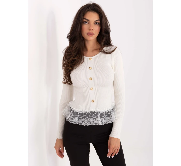 Sweter PM SW model 21365536 ecru - FPrice