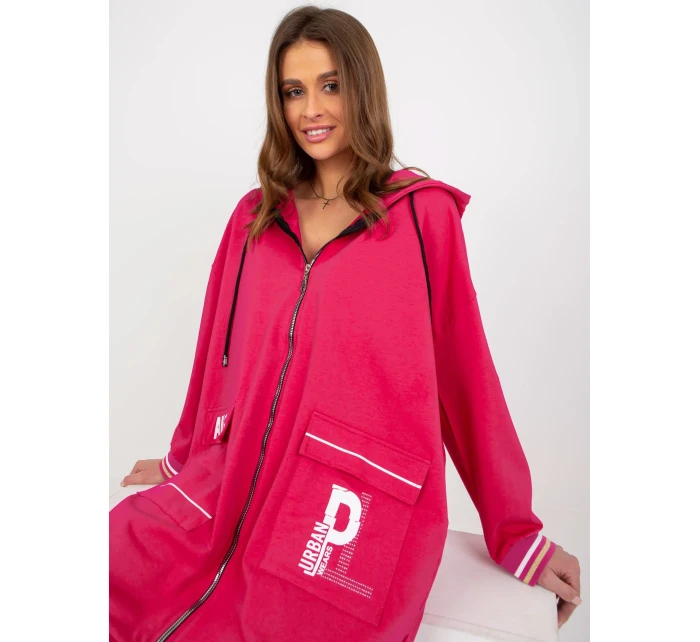 Dámská mikina RV BL 8149.91P fuchsiová - FPrice