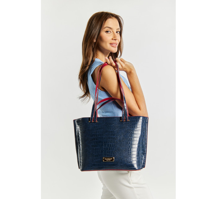 Monnari Bags Dámská vzorovaná taška Navy Blue