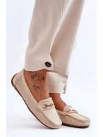 Dámské klasické semišové mokasíny béžové Corinell Dámské klasické semišové mokasíny béžové Corinell