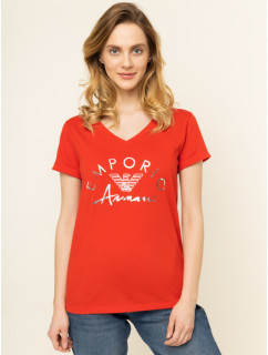 Dámské tričko 164334 0P291 00074 červená - Emporio Armani