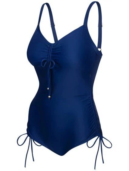 Dámské jednodílné plavky ALEXA tm.modré - AQUA SPEED