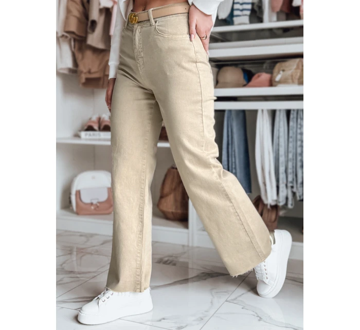 Dámské džínové kalhoty LUXEFLOW beige FashionStreet UY2364