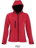 SOL'S Replay Women Dámská 3-vrstvá softshellová bunda s kapucí 25.6802 pepper red SOL'S Replay Women Dámská 3-vrstvá softshellová bunda s kapucí 25.6802 pepper red