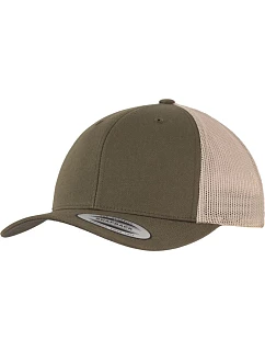 6 panelová vintage kšiltovka moss model 22537198 - Flexfit